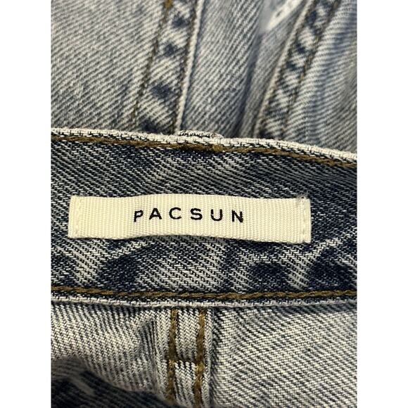 Pacsun Girls Ultra High-Rise Slim White Butterfly Jeans 23 Small - Picture 5 of 8